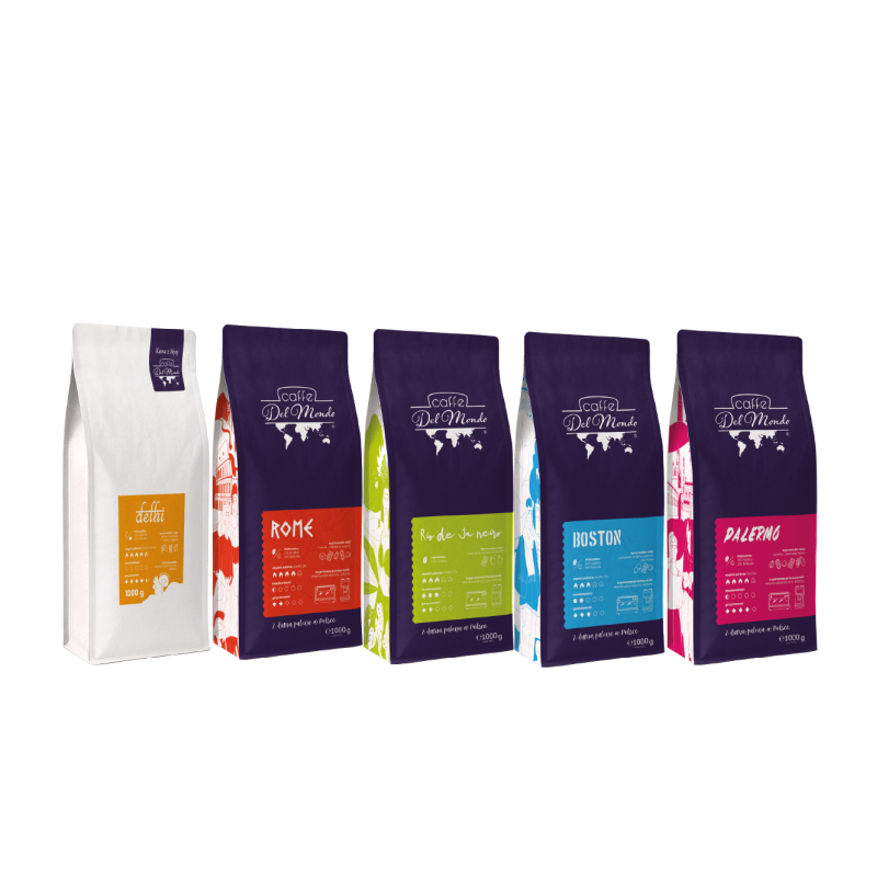 Zestaw 5 kg kawy Caffedelmondo
