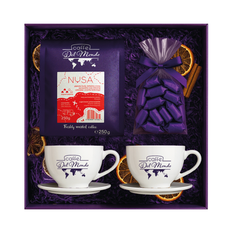 Zestaw Świąteczny Caffedelmondo - Przedsprzedaż