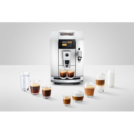Ekspres Jura E8 Piano White (ED) + 2kg Kawy